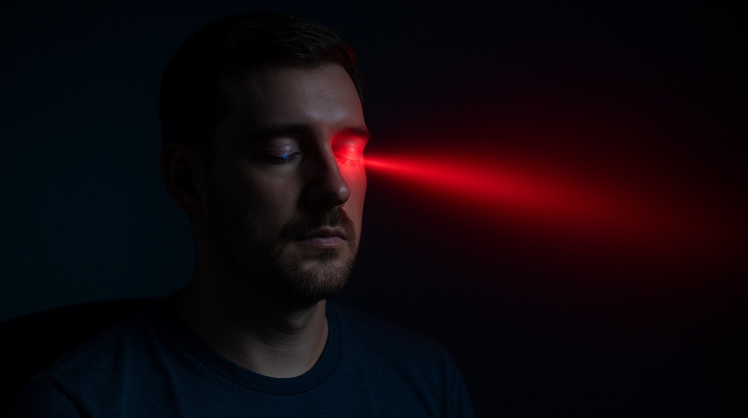 Des humains voient… même les paupières fermées