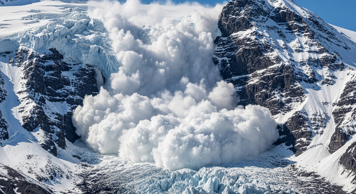 La vraie cause : de simples avalanches