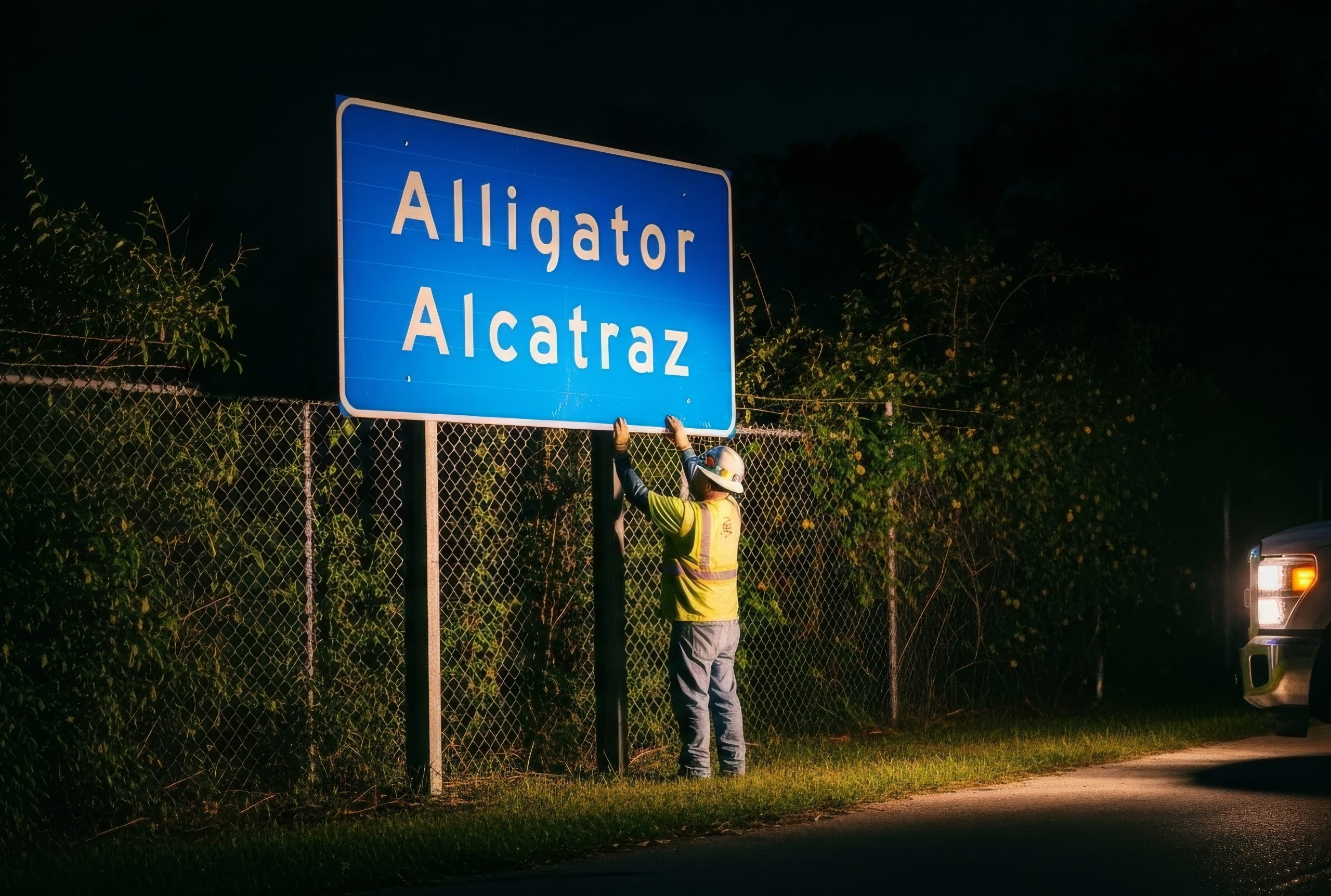 Alcatraz des alligators : un centre pour migrants qui inquiète bien au-delà des reptiles