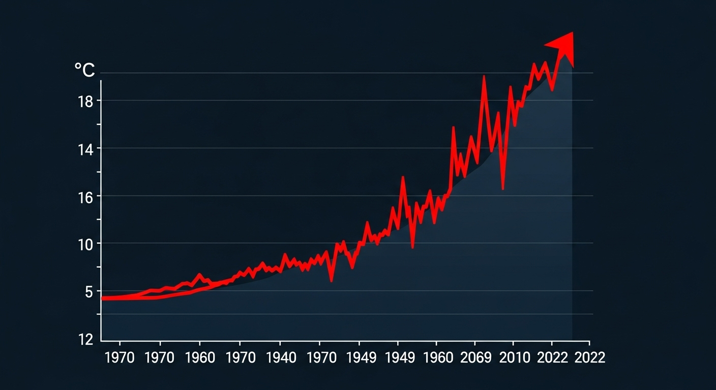 Un réchauffement qui s'accélère de plus en plus