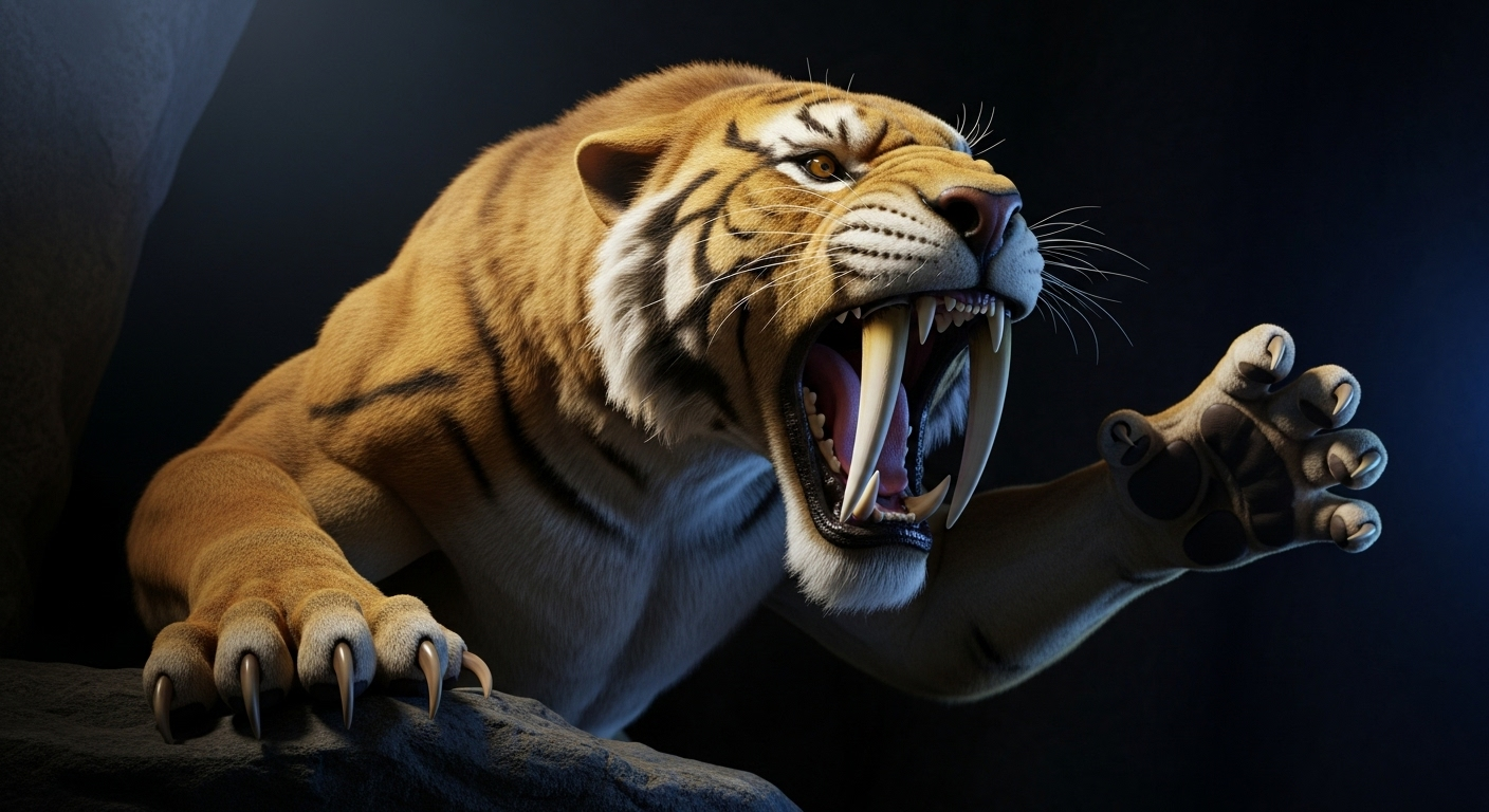 Un chat géant préhistorique, plus grand qu'un ours, a été découvert