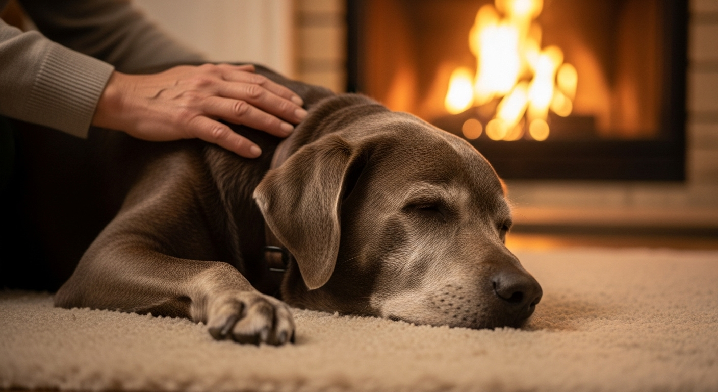 Cinq signes que votre chien arrive au bout du chemin
