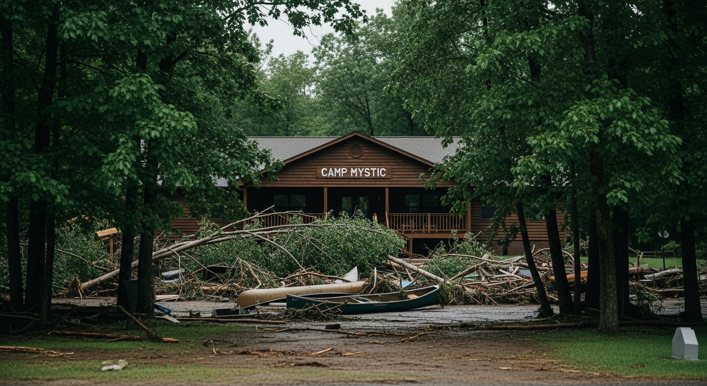 Tragédie de Camp Mystic : des bâtiments retirés de la zone inondable juste avant le drame