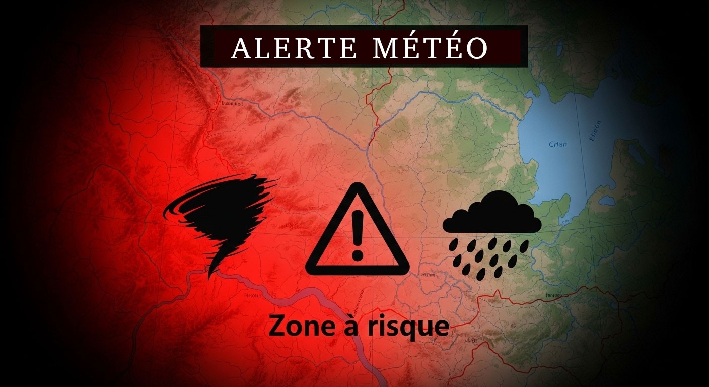 Alerte météo : des orages intenses et jusqu’à 100 mm de pluie ce jeudi