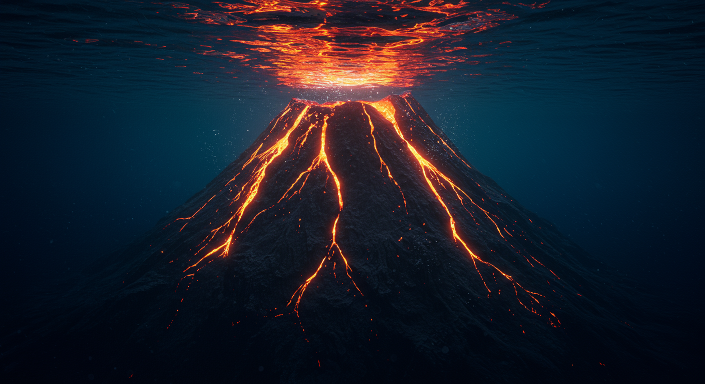 Alerte volcan sous-marin au large de la côte ouest des US après 300 séisme :  Il pourrait entrer en éruption n'importe quel jour