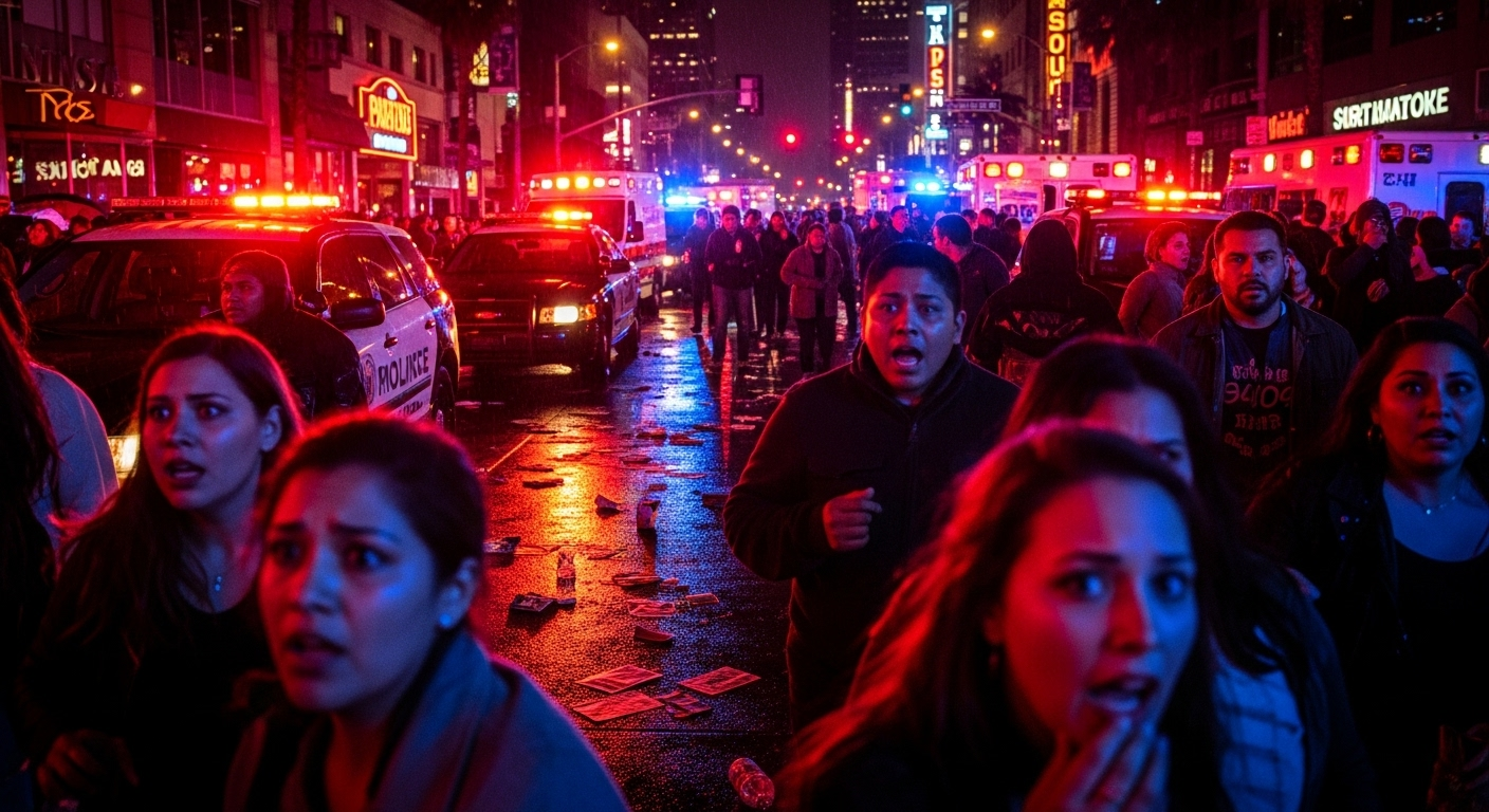 Los Angeles : 30 blessés après qu’une voiture a foncé dans la foule, le conducteur abattu
