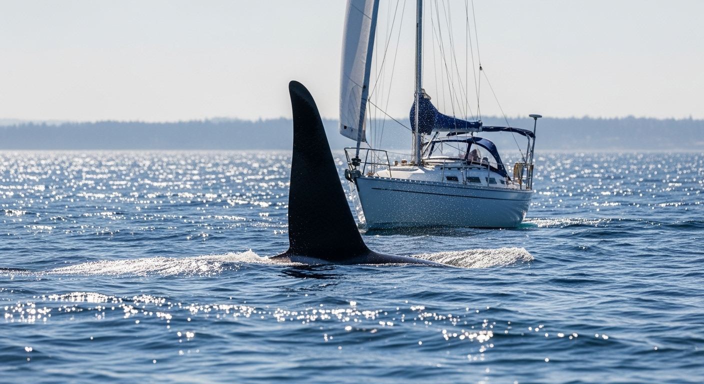 Des marins britanniques alertés après qu’un bateau a été percuté par des orques au large du nord de l’Espagne