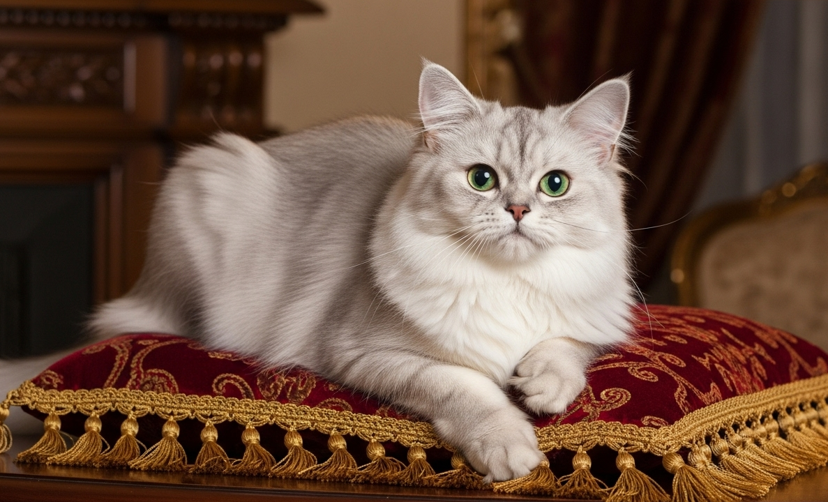 Ce chat majestueux cache un tempérament fier : découvrez le Chinchilla