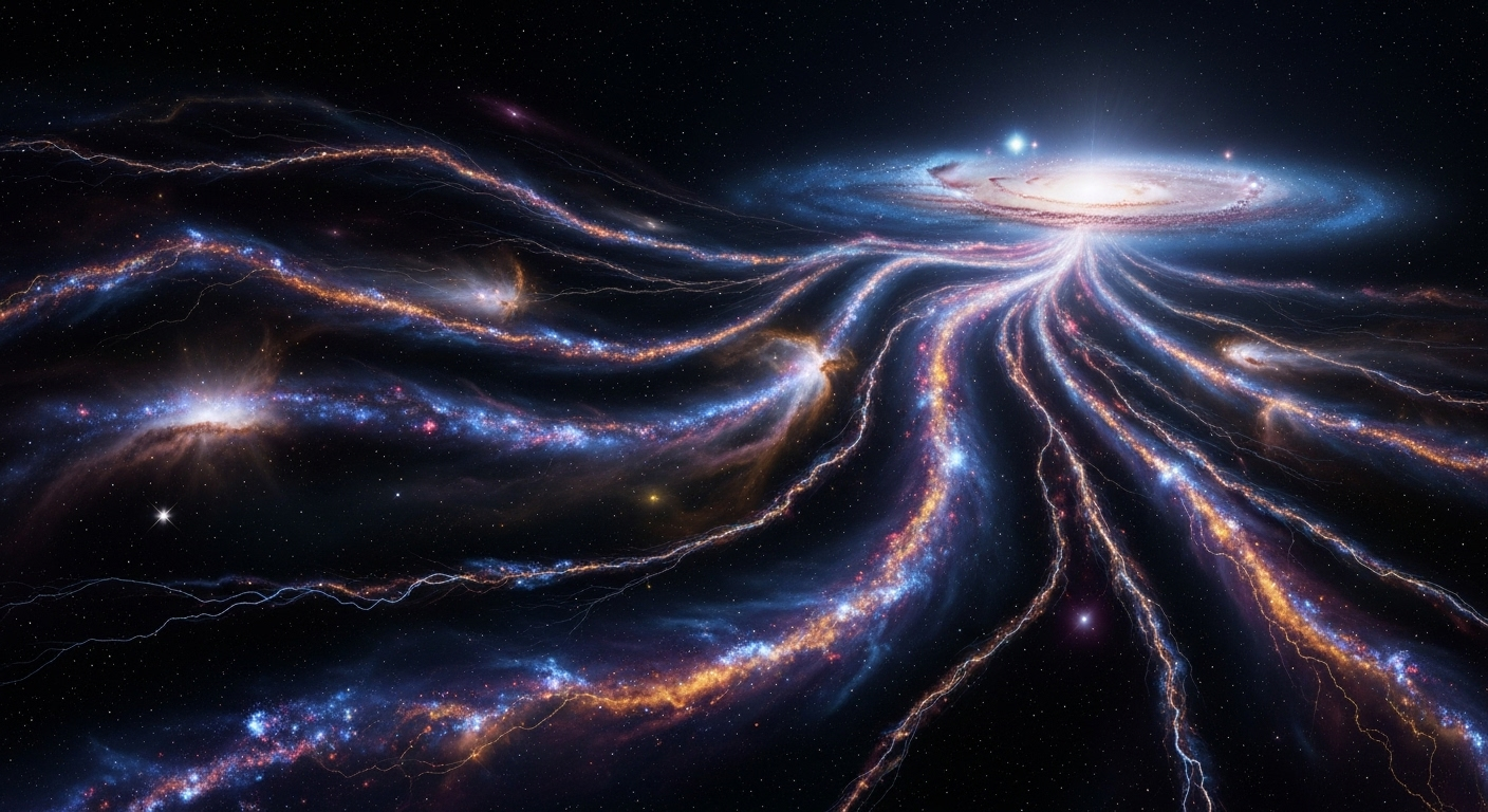 Des 'rivières cachées' qui alimentent la galaxie