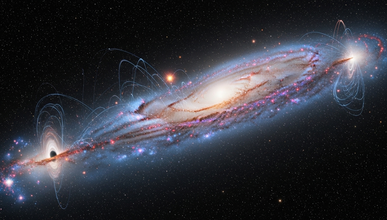 Une structure colossale et invisible pourrait nourrir le cœur de notre galaxie