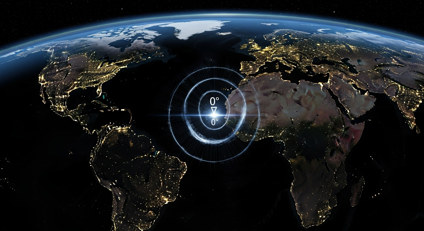 Qu&#039;y a-t-il au point 0,0 de la Terre ?