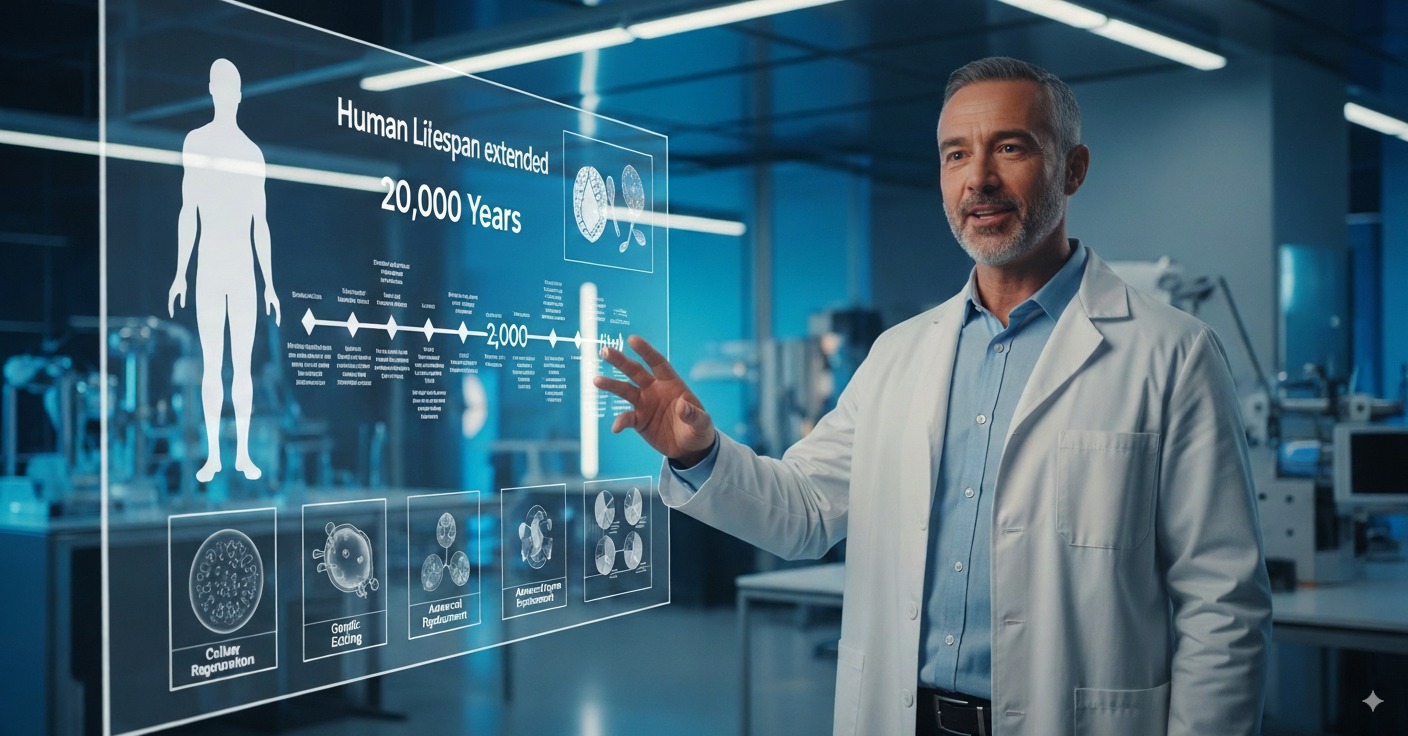 Un scientifique explique comment l’homme pourrait vivre 20 000 ans