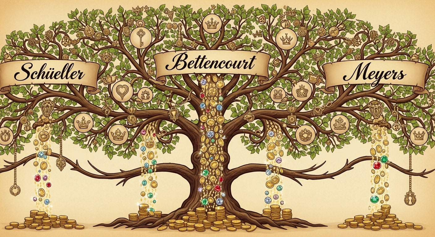 Une fortune qui se transmet de génération en génération