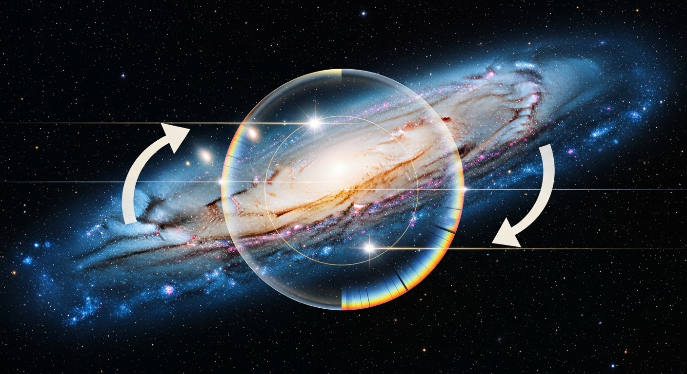 Une autre possibilité : une simple illusion d'optique ?