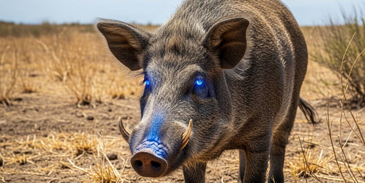 Des cochons sauvages &lsquo;bleu fluo&rsquo; sèment la panique en Californie