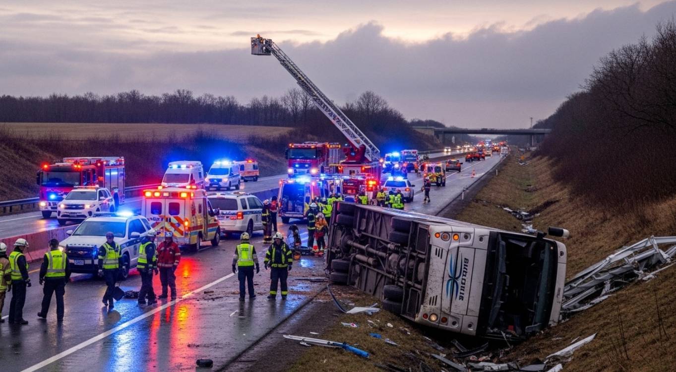 Un accident de bus touristique aux chutes du Niagara qui a fait plusieurs morts : tout ce que l’on sait