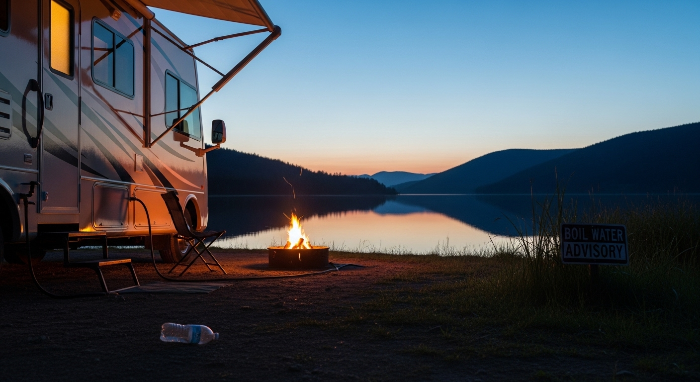 Comment est-ce arrivé ? L'eau du camping-car