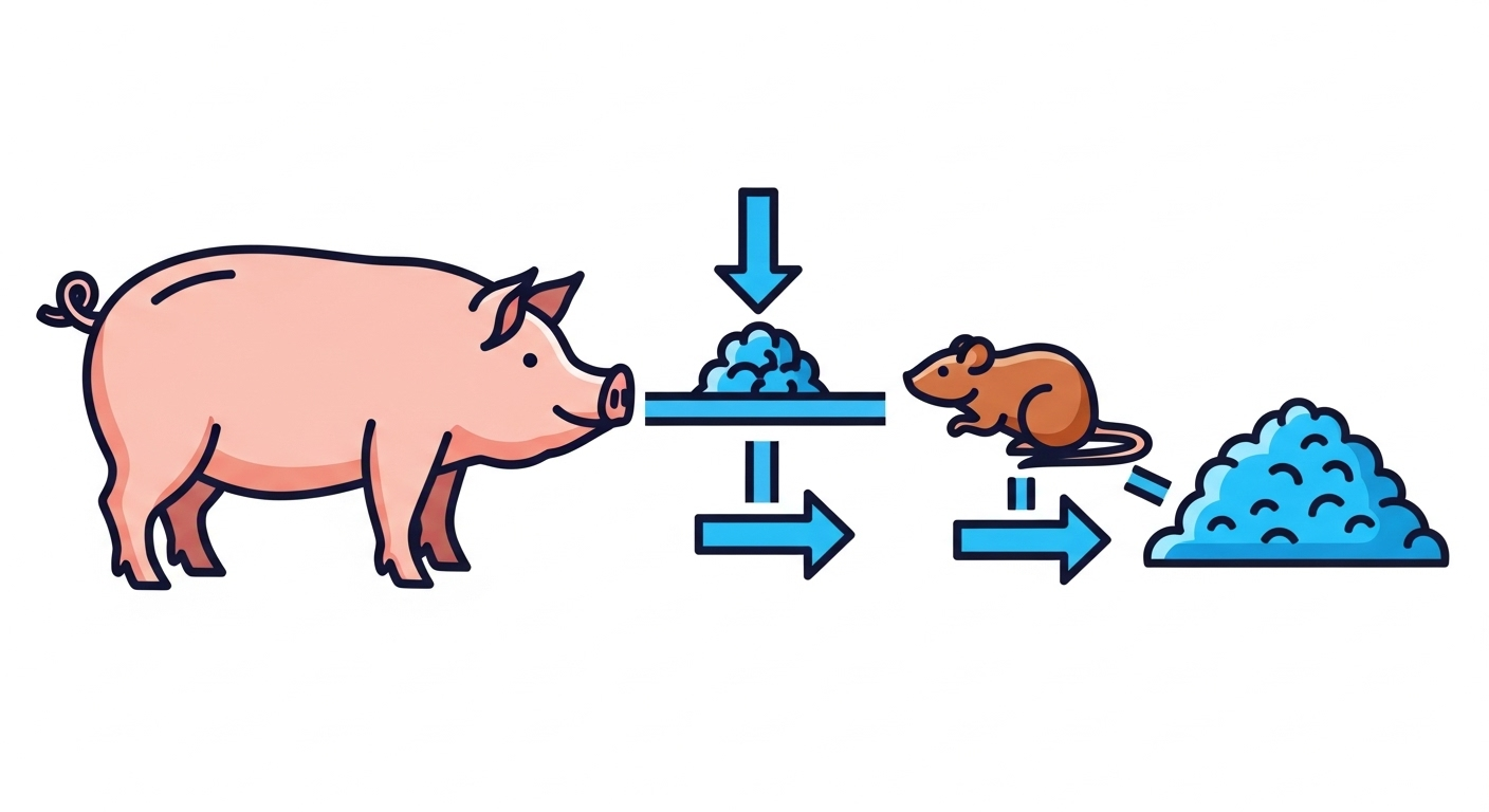 Comment les cochons deviennent-ils bleus ?