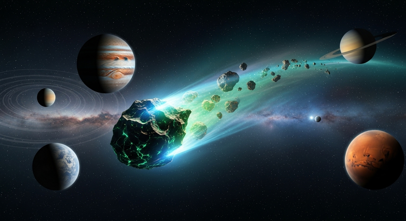 Une comète ou un vaisseau espion ?