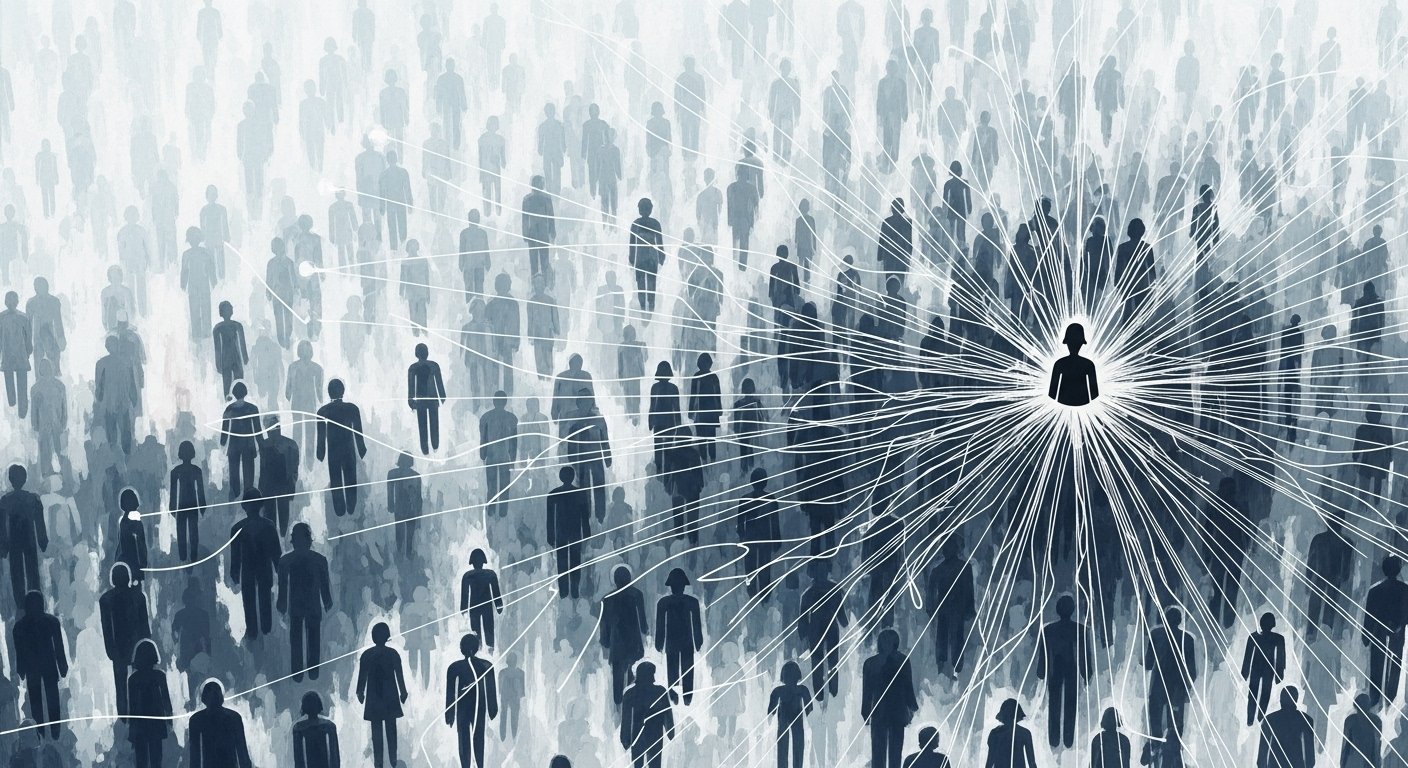 Le deuxième signe : un cercle d'amis large, mais superficiel