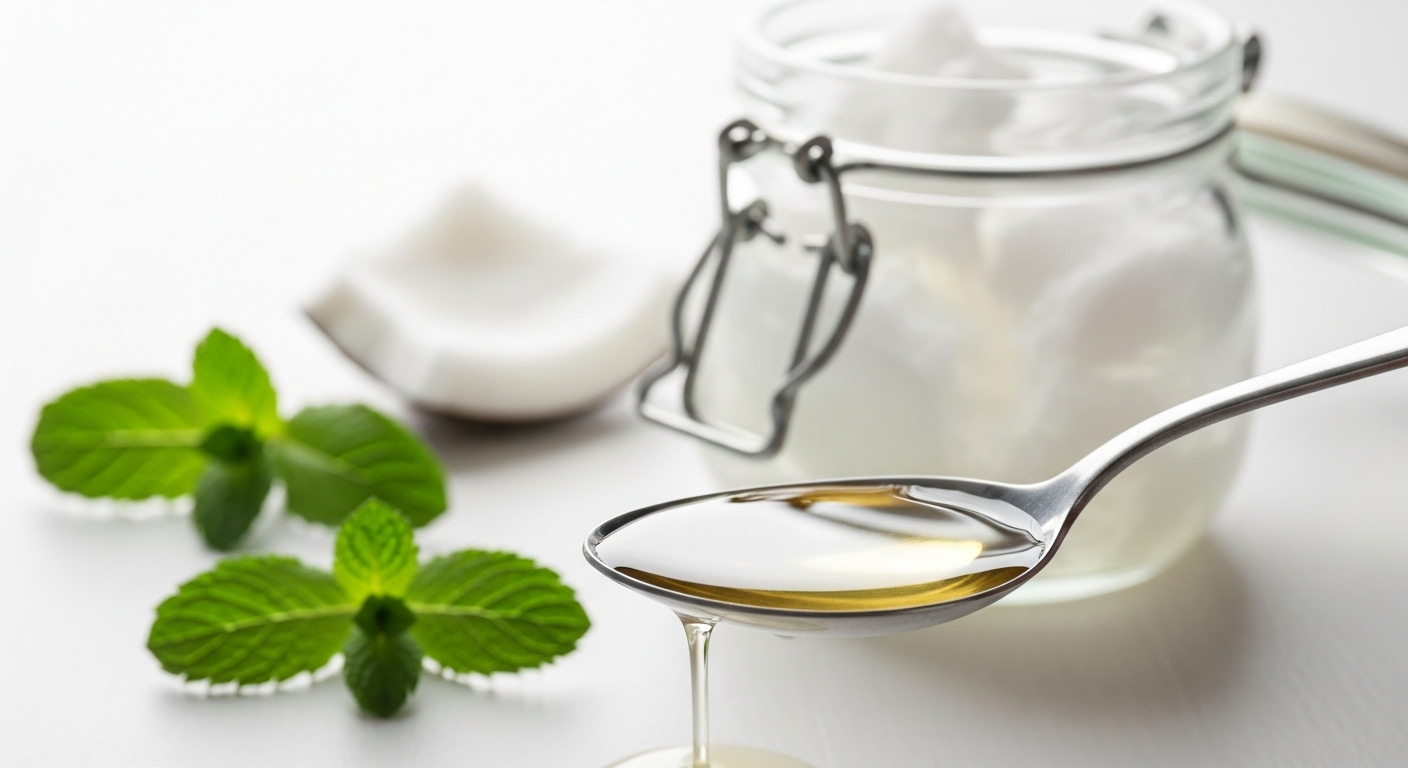 Astuce n°1 : le bain de bouche à l'huile pour 'capturer' les bactéries