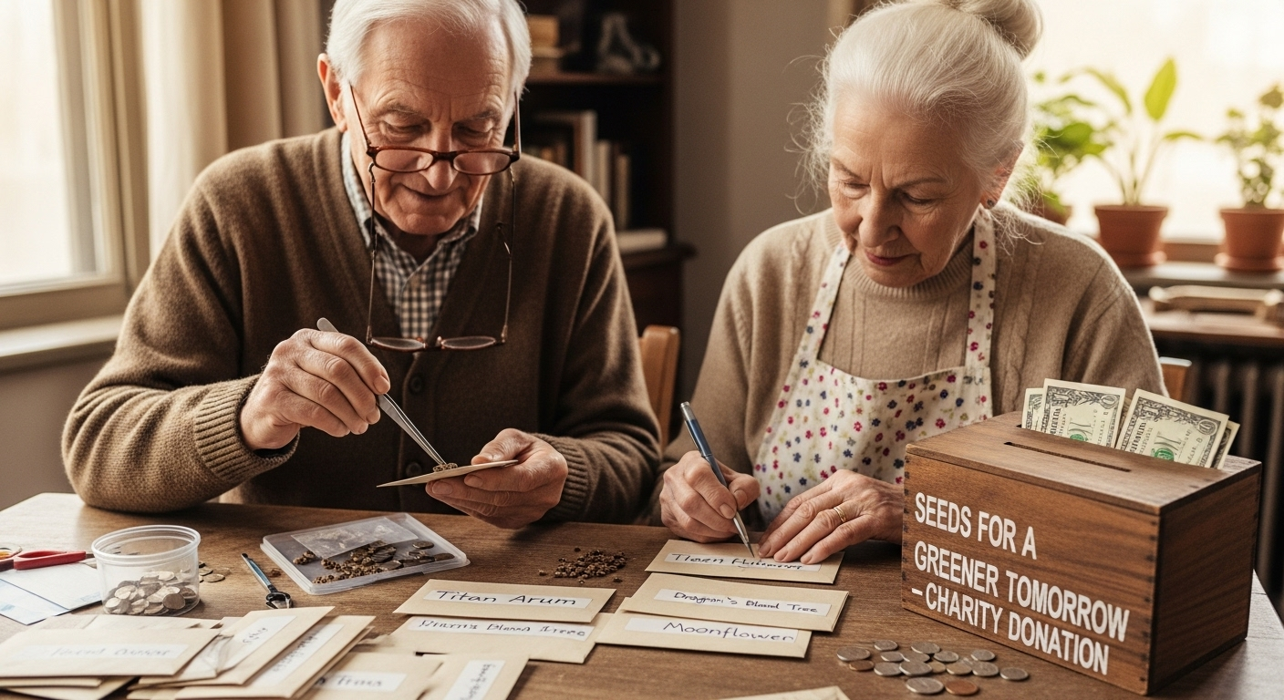 Un projet généreux : vendre les graines pour une bonne cause