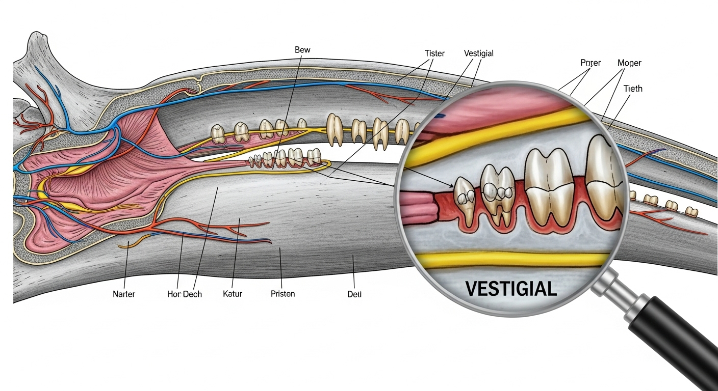 Première surprise : des 'dents de sagesse' cachées