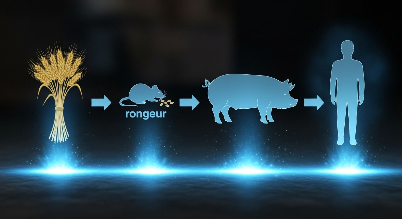 Le vrai danger : un poison qui remonte la chaîne alimentaire