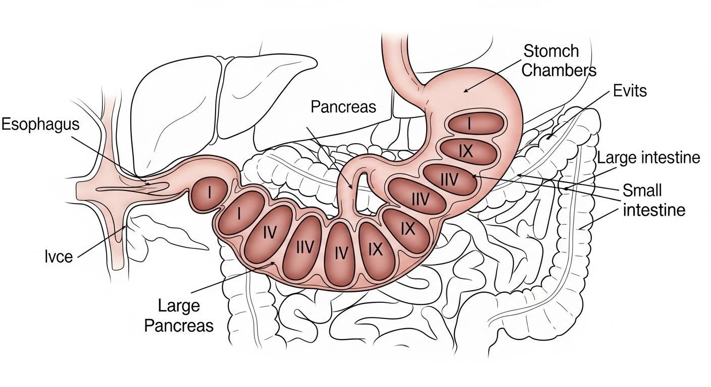 Deuxième surprise : un estomac hors du commun