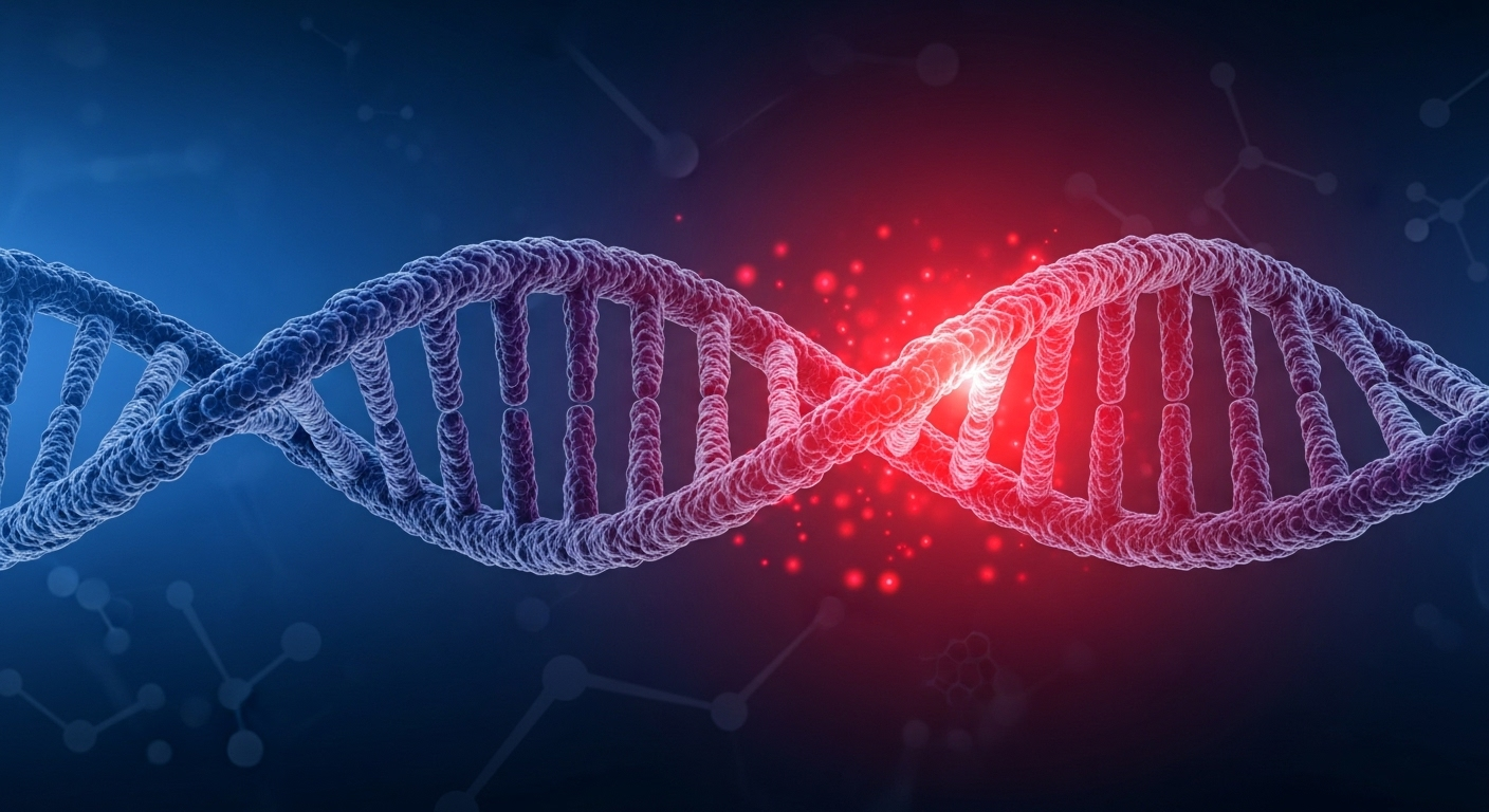 La cause : une 'erreur' dans ses gènes