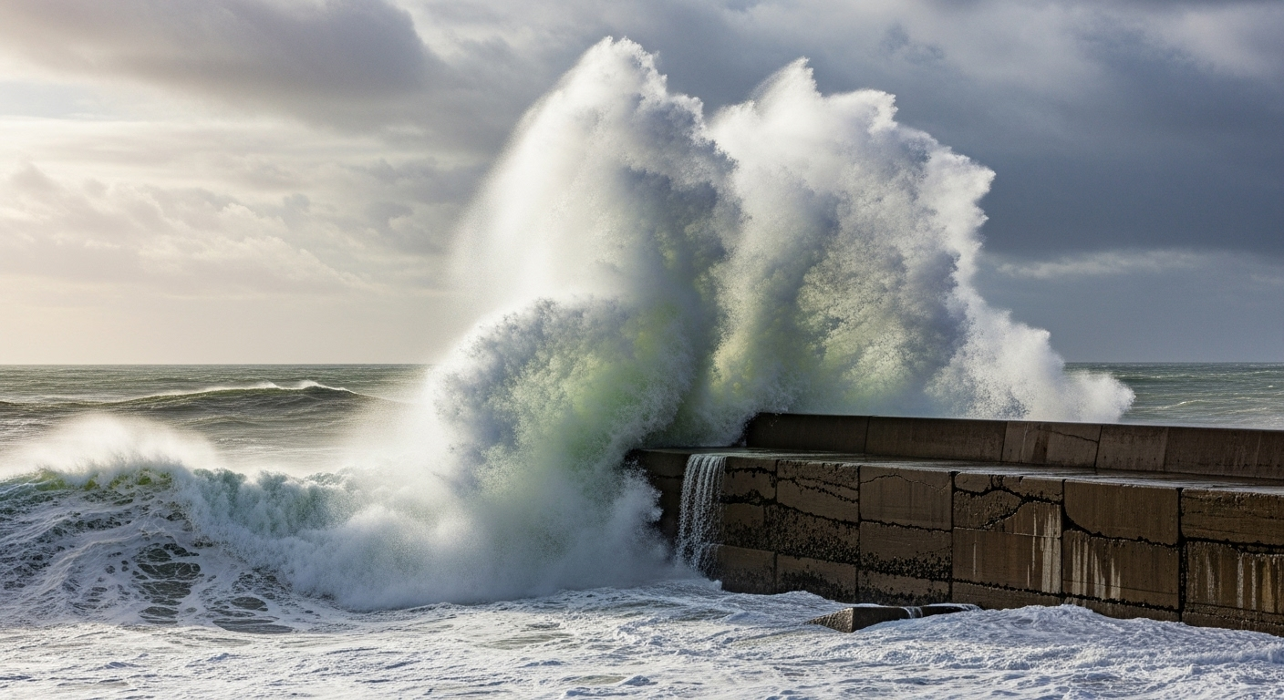 Le danger invisible : des vagues de 6 mètres et des courants mortels