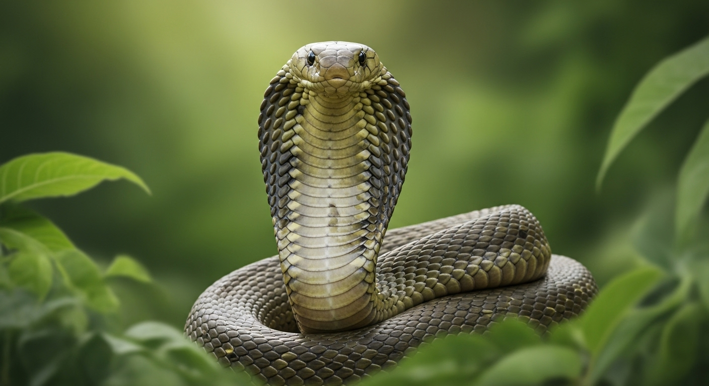 Le cobra, un voisin silencieux et mortel