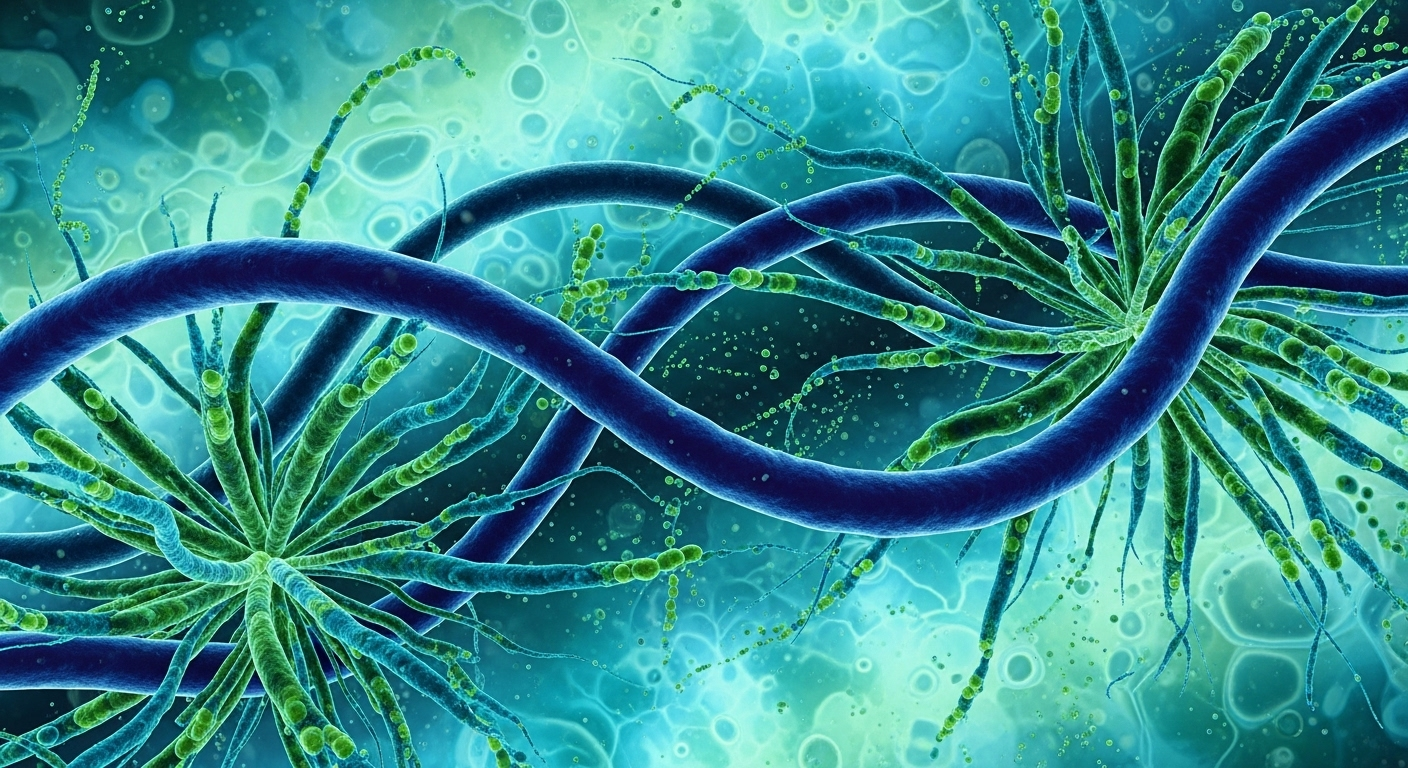 Plus que des algues, un cocktail de bactéries