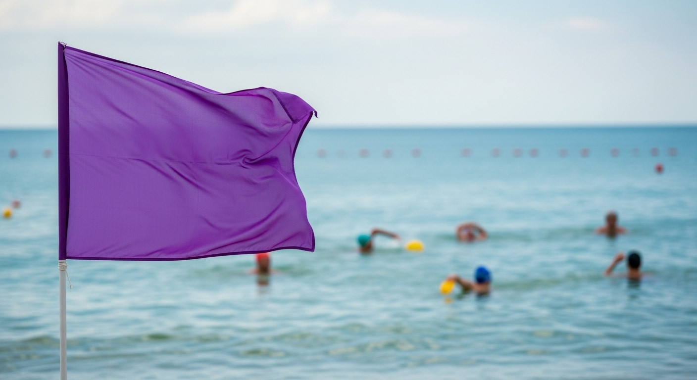 Une fois sur la plage, gardez l'œil ouvert