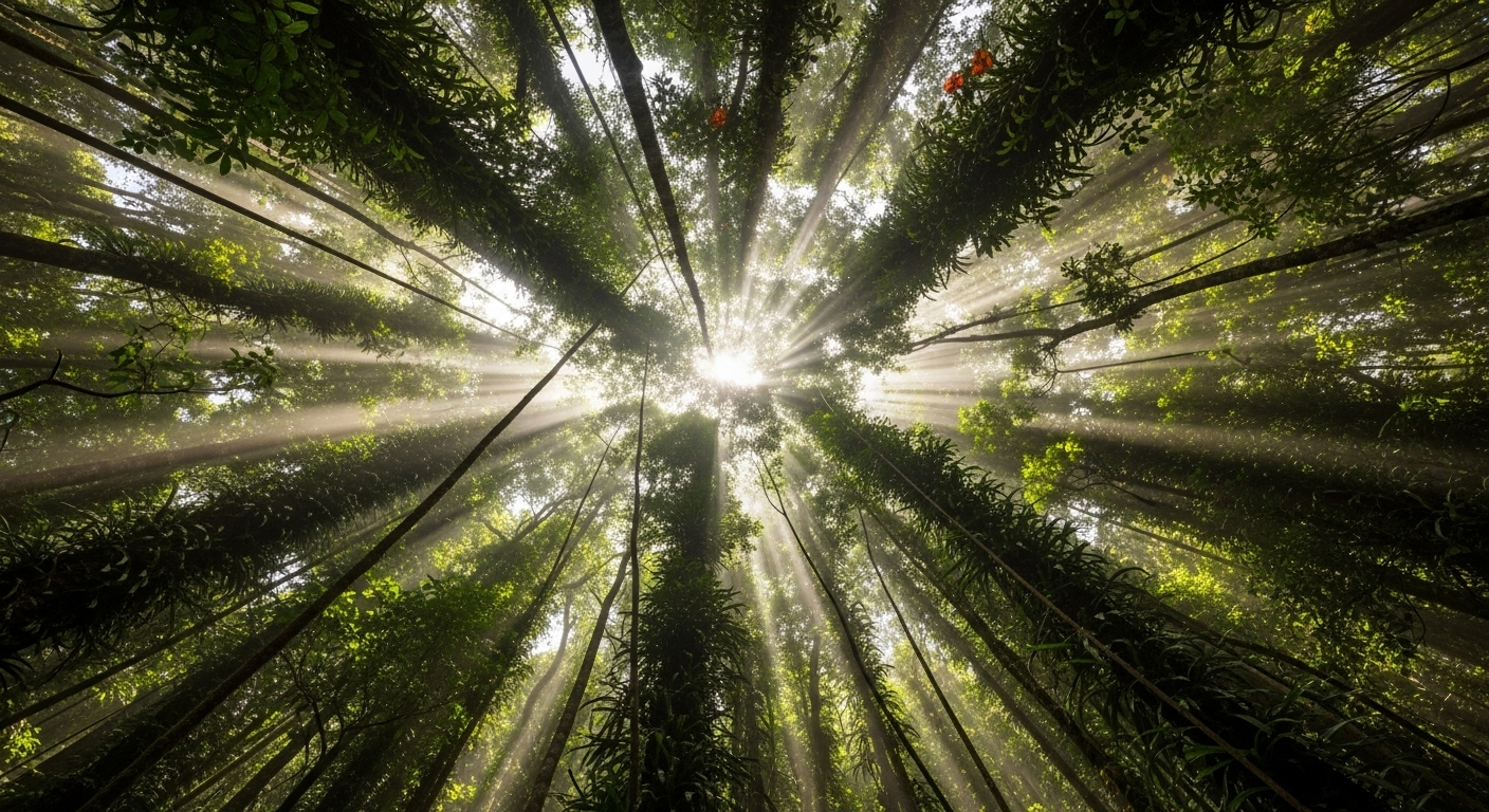 Un géant qui vit perché pour rester caché
