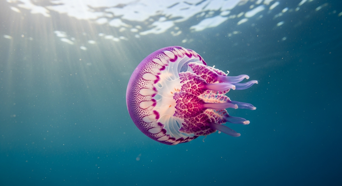 L'inquiétante vague de la méduse Pelagia noctiluca