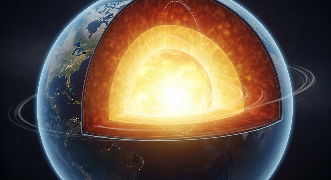 Le cœur de la Terre, un moteur capricieux ?