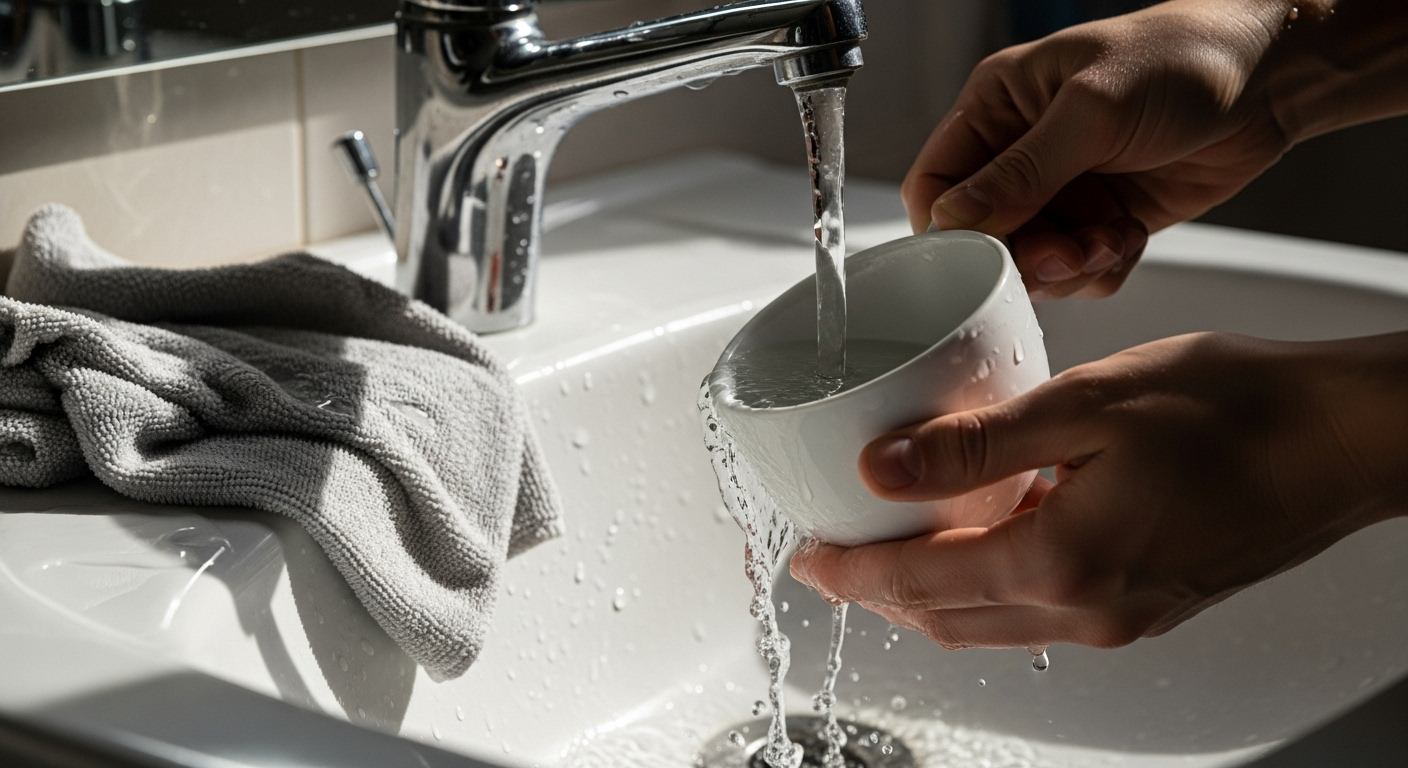 Le cauchemar de la tasse à café : juste un petit rinçage...