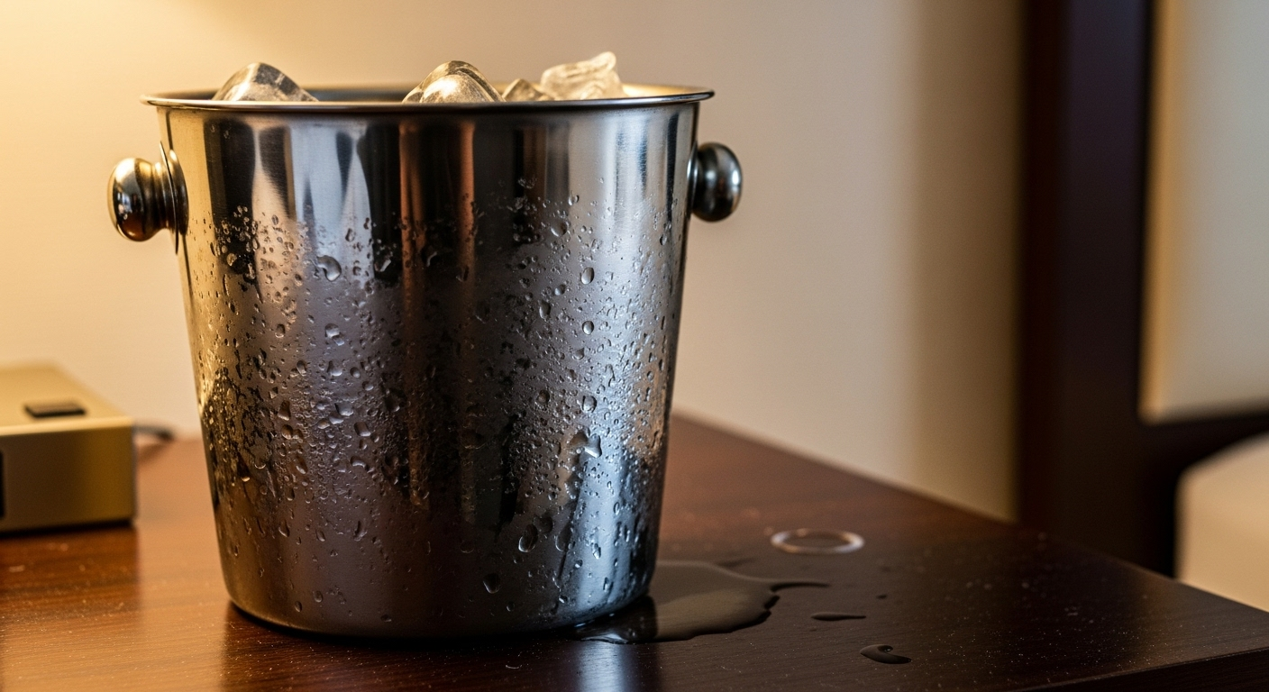 Plus que les tasses : draps et seaux à glace dans le viseur