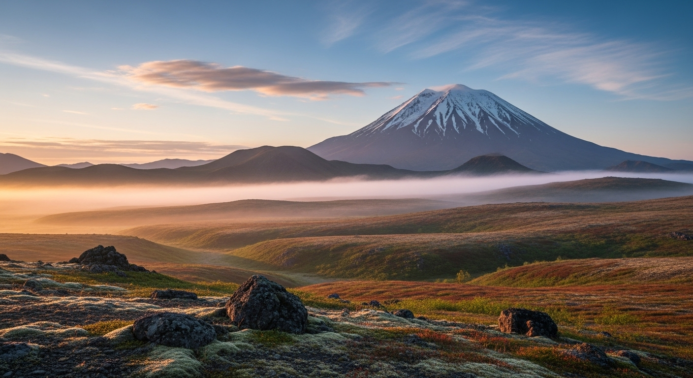 Russie : le volcan Kracheninnikov entre en éruption après plus de 450 ans de sommeil