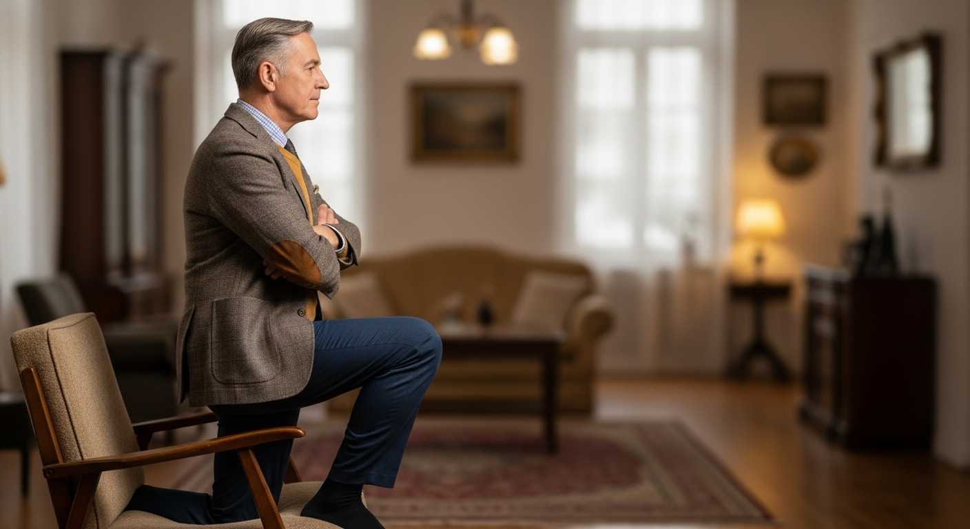 Premier geste : se lever d'une chaise, tout simplement