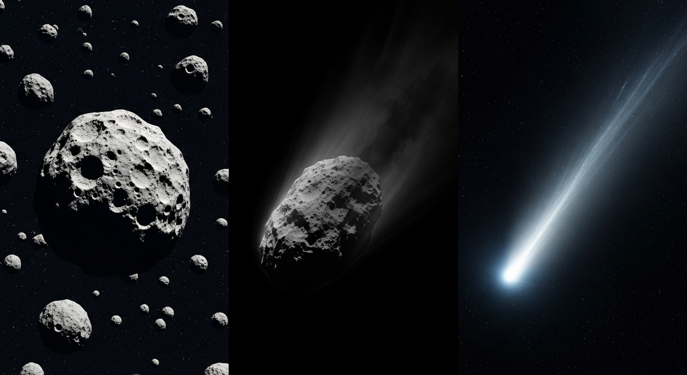 Astéroïde ou comète ? la frontière est floue