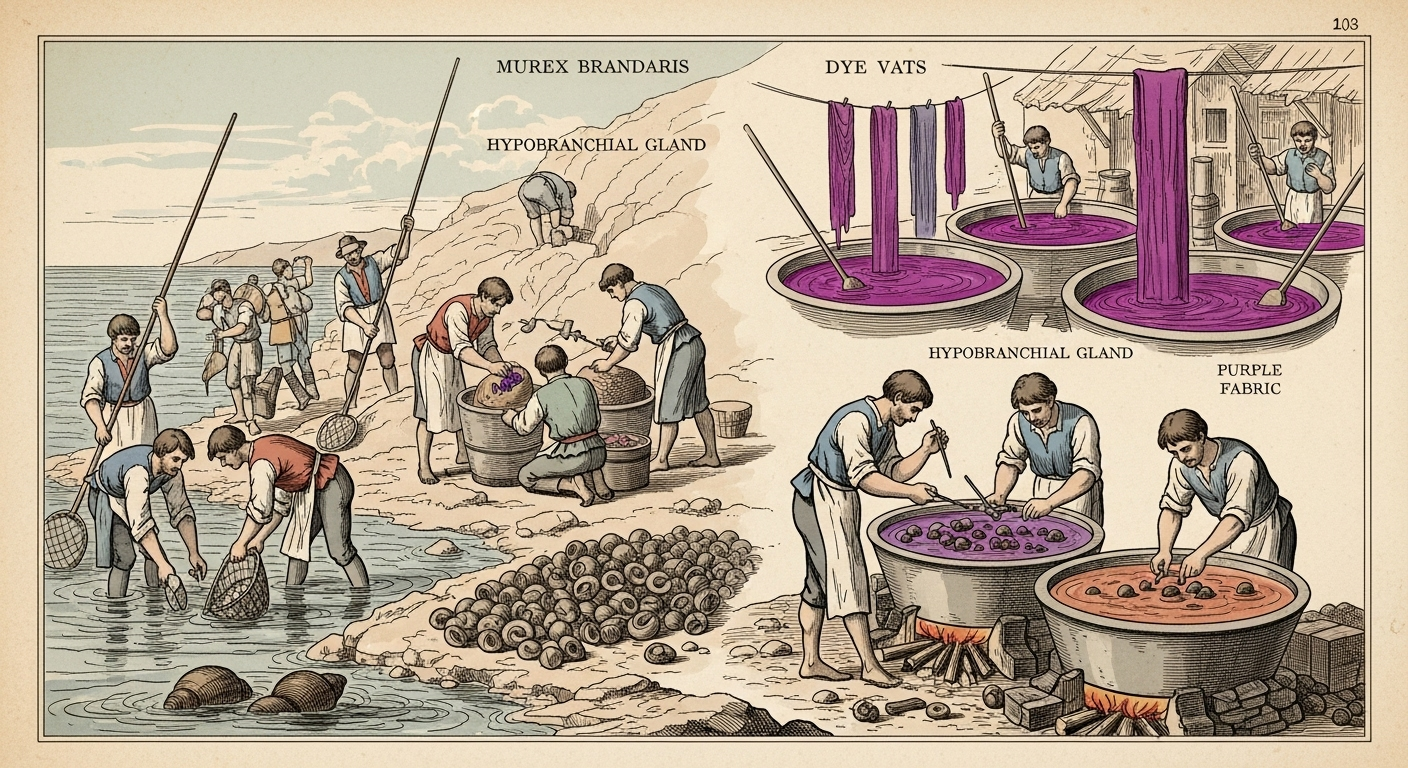 Les couleurs rares et l'histoire du violet fantôme