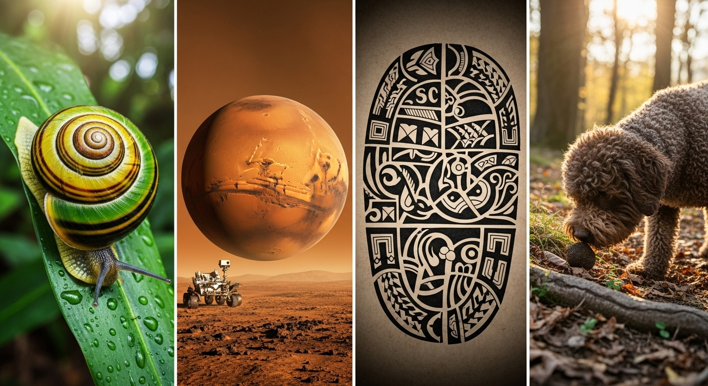 Des escargots fascinants aux momies tatouées : les images scientifiques marquantes de la semaine