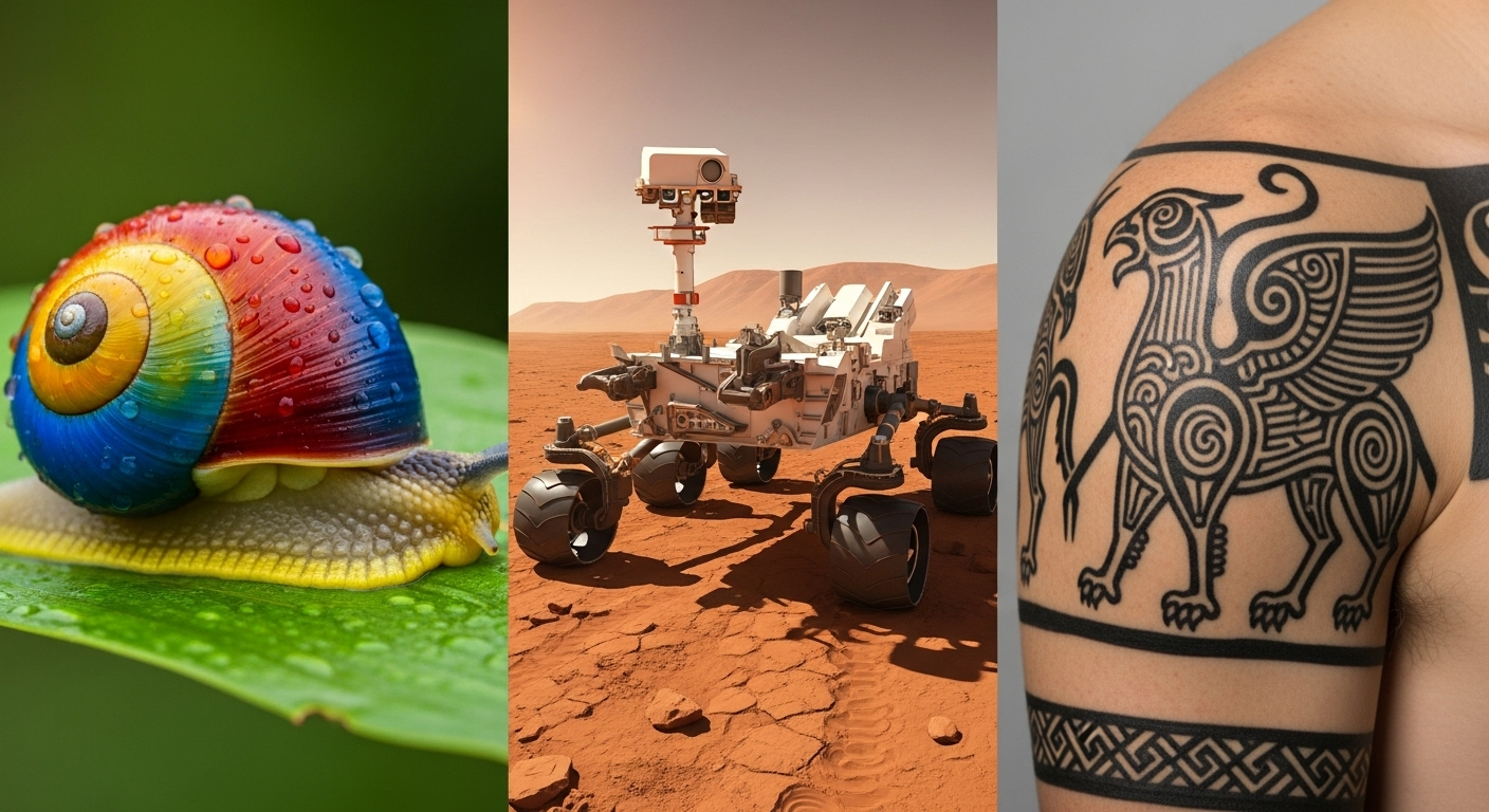 Des escargots fascinants aux momies tatouées : les images scientifiques marquantes de la semaine