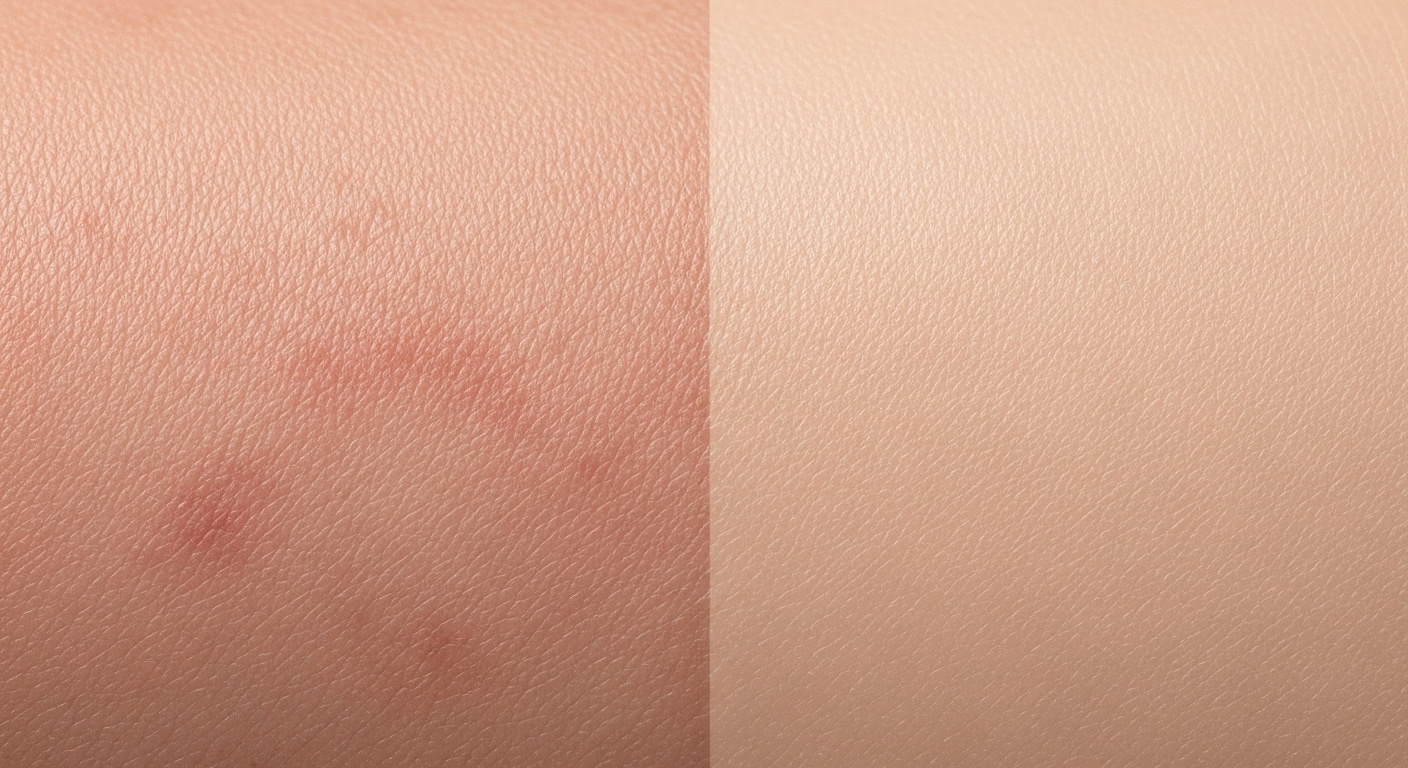 Un effet visible sur la peau et l'inflammation