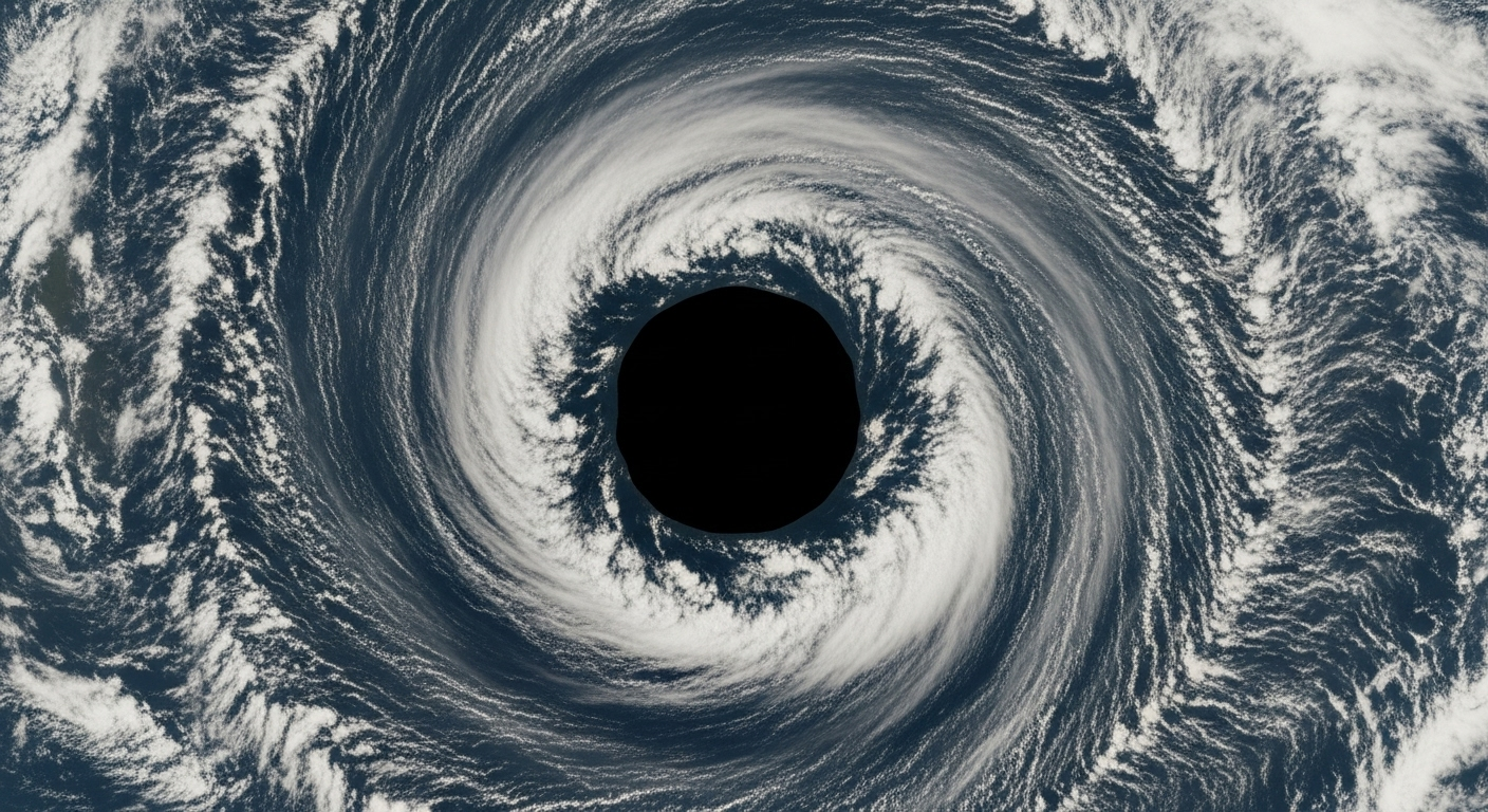 10 étranges “vides sombres” apparaissent dans le ciel au-dessus d’une île inhabitée près de l’Antarctique — vue de la Terre depuis l’espace