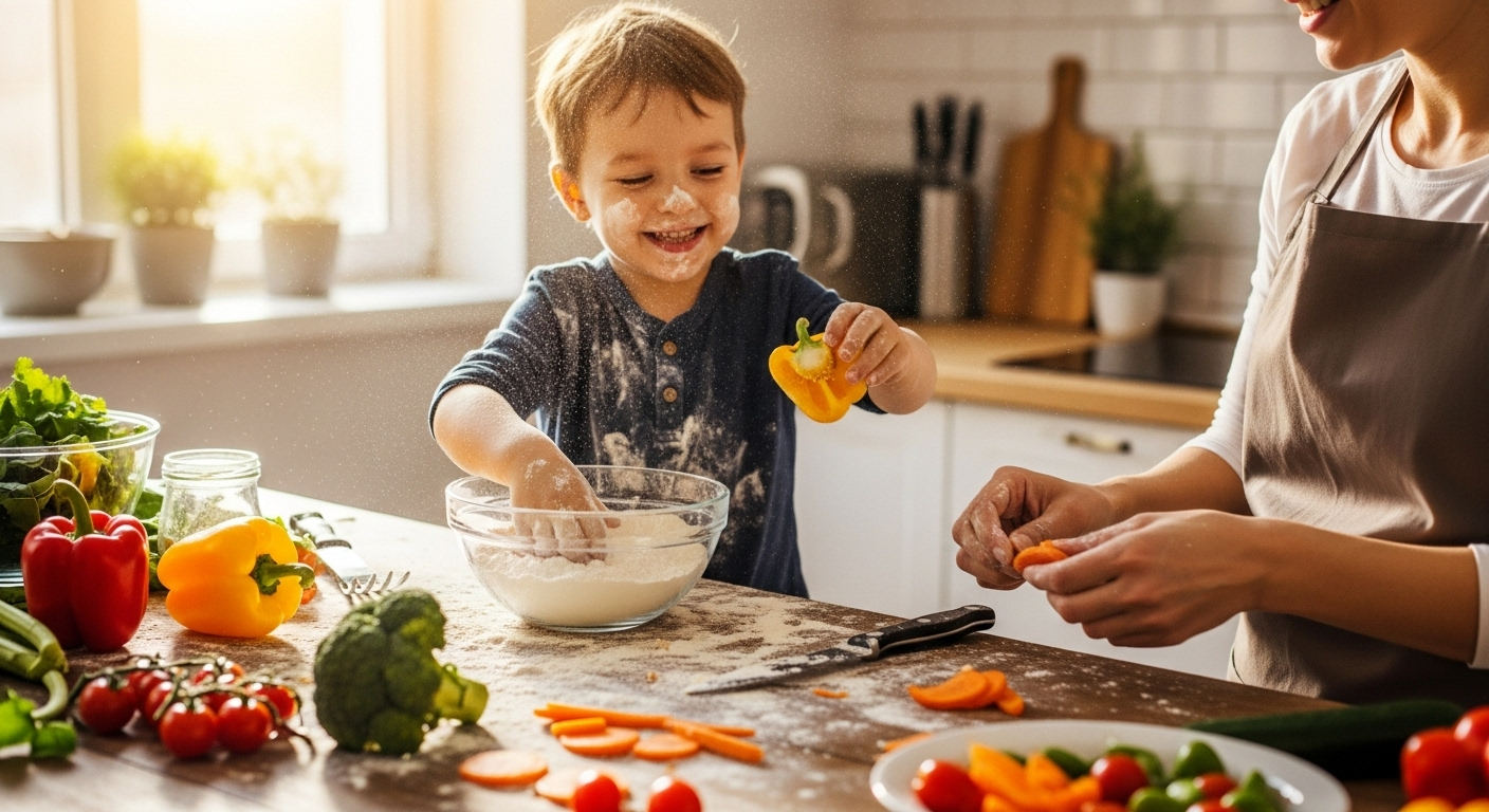 La vraie bataille : faire manger des légumes aux petits !
