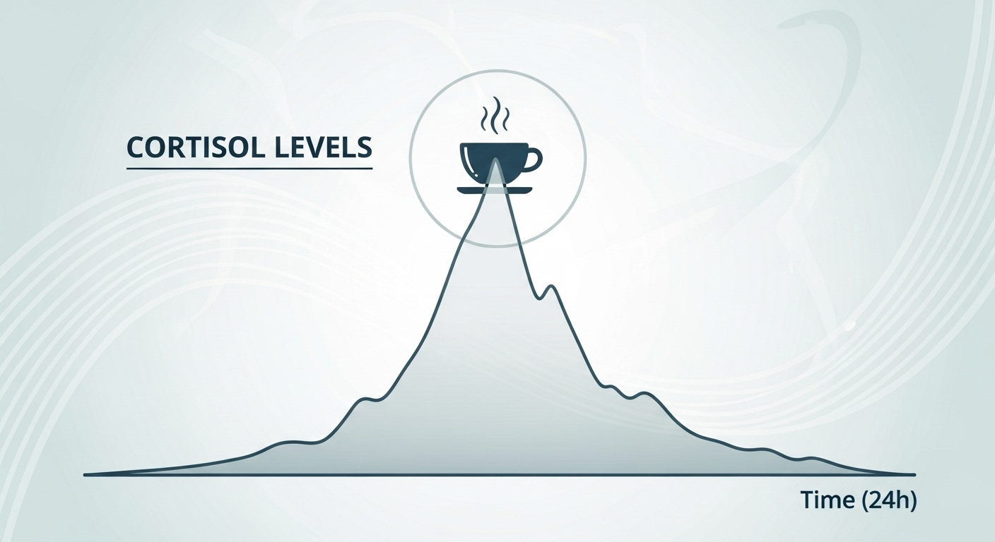 La rencontre explosive : caféine et cortisol