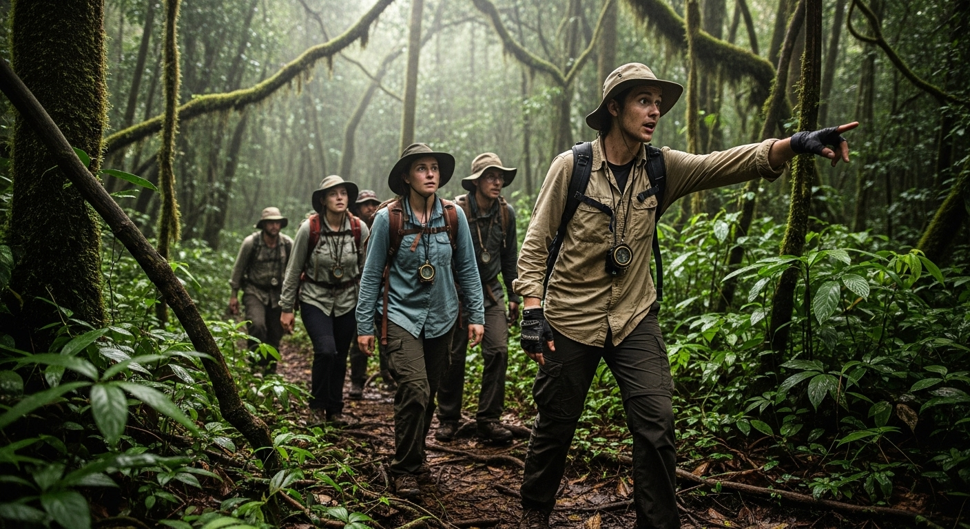 Une expédition digne d'un film d'aventure